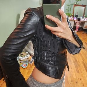 Bebe retro Leather jacket